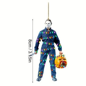 Purchase Classic Horror Magic Symbols, Halloween Decorations, Car Mirror Ornaments, Christmas Tree Decorations, Birthday Parties, Room Decoration (Style: Knife B03)