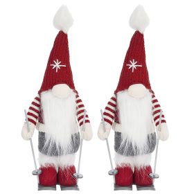 Christmas Gnomes Decorations, Christmas Table Home Ornaments for Holiday Party Gifts (material: Polyester, Color: Multicolor)